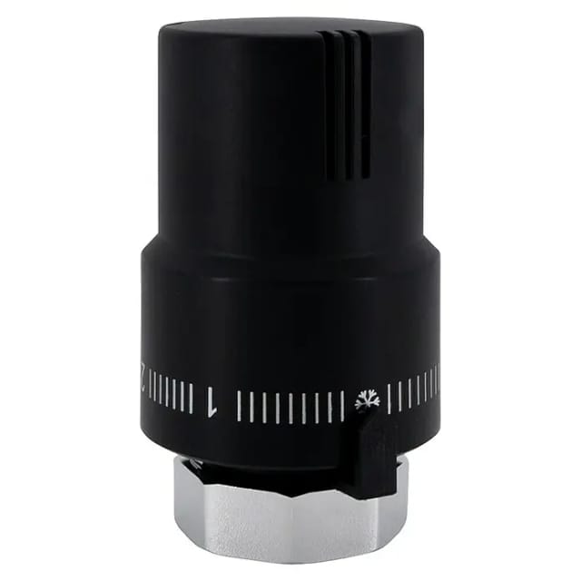 Sanicomfort Thermostatkopf Premium Schwarz