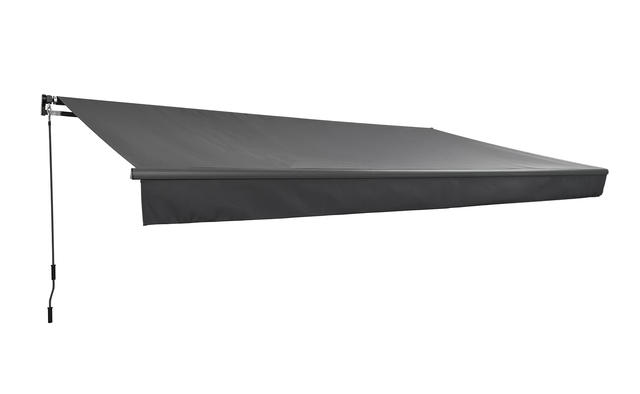 Garden Pleasure Gelenkarmmarkise 20 cm x 300 cm x 495 cm Anthrazit