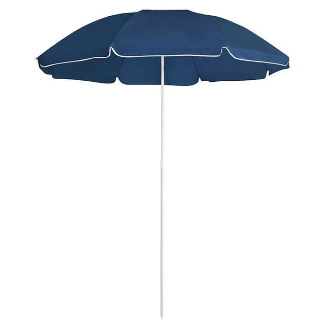 vidaXL Sonnenschirm mit Stahlmast Blau 180 cm 315541