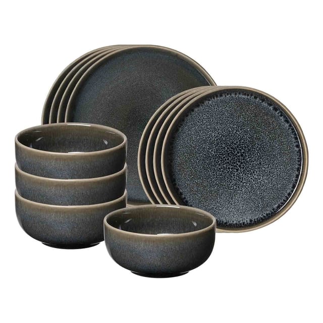 Ritzenhoff & Breker Eda Basic-Set 12-teilig Schiefer