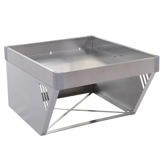 PROREGAL Mähroboter-Garage Mit Pflanzkasten HxBxT 40x60x70cm Dach Unterstand Rasenmäher Metall Silber