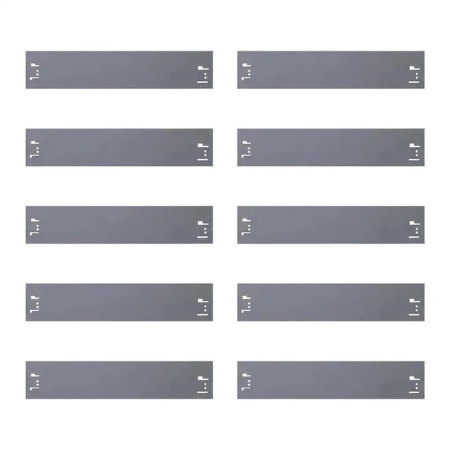 Green-Split Rasenkanten-Set 10 Stück Metall 13,5 cm Hoch 12 m Lang
