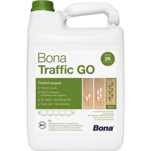 Bona Traffic Go 2k-Parkettlack 5 Liter Extramatt
