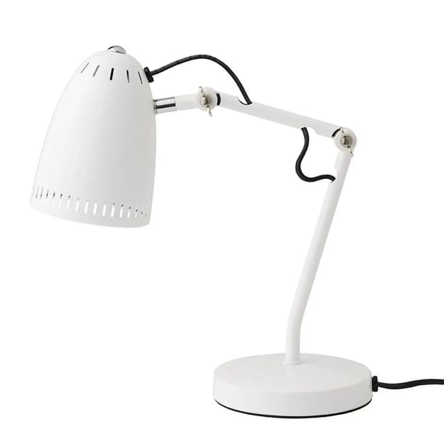 Superliving Schreibtischlampe Dynamo 345 Matt Weiß Metall 25 cm