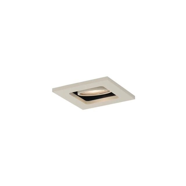 QAZQA Moderner Einbaustrahler Beige GU10 50mm Schwenk und Neigbar Qure