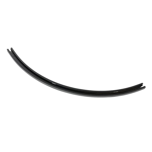QAZQA Moderne Schwarze Schiene 90° Gebogen 1 Phasig Iconic