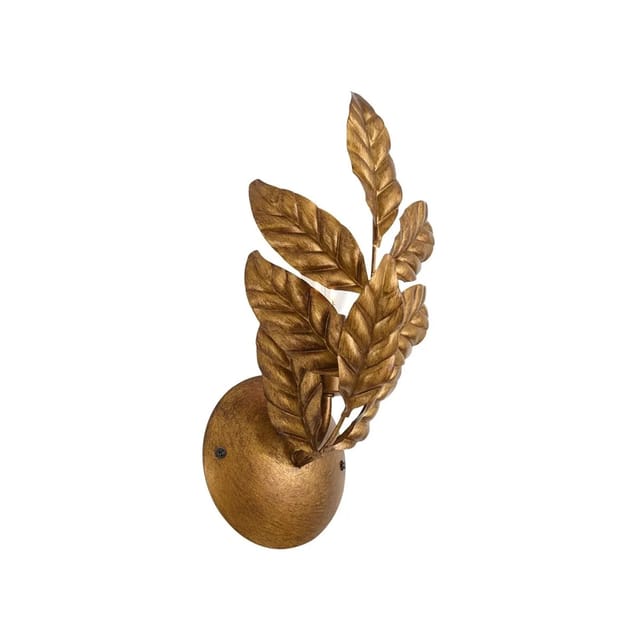 QAZQA Art Deco Wandleuchte AntikGold Linden