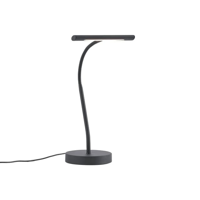 QAZQA Art Deco Tischleuchte Schwarz inkl LED Tableau