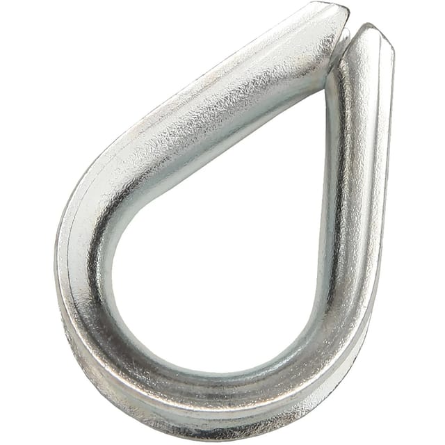 Conacord Seilkausche Stahl Länge 58 mm