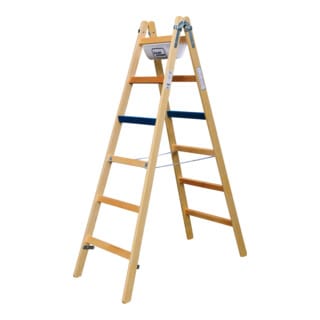 ILLER-LEITER Breitsprossenstehleiter Professional 2x10Sp. 1110-7