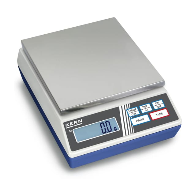 Kern Präzisionswaage 440-49A+C kalibriert, Wägebereich 6000 g, Ablesbarkeit 0,1 g