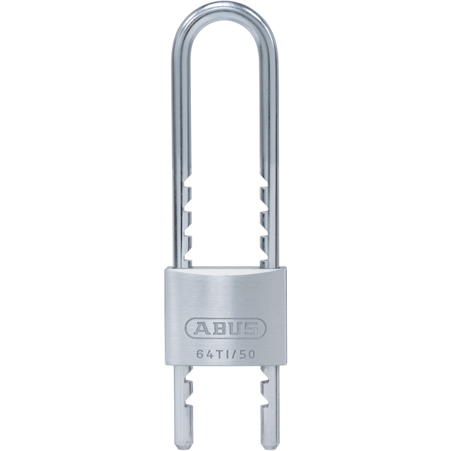 ABUS Vorhängeschloss '64TI/50HB60-150 Titalium™' silbern 5 x 7,7 x 1,7 cm