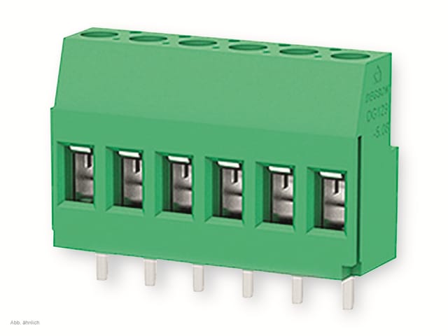 DEGSON Klemmleiste, DG129-5.08-03P-14-00AH, vert. RM 5,08 3 pol grün