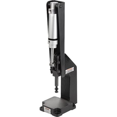 KNIEHEBELPRESSE PNEUMATISCH, FORM:A, F2=25000, STAHL, KOMP:STAHL (K0096.2500)