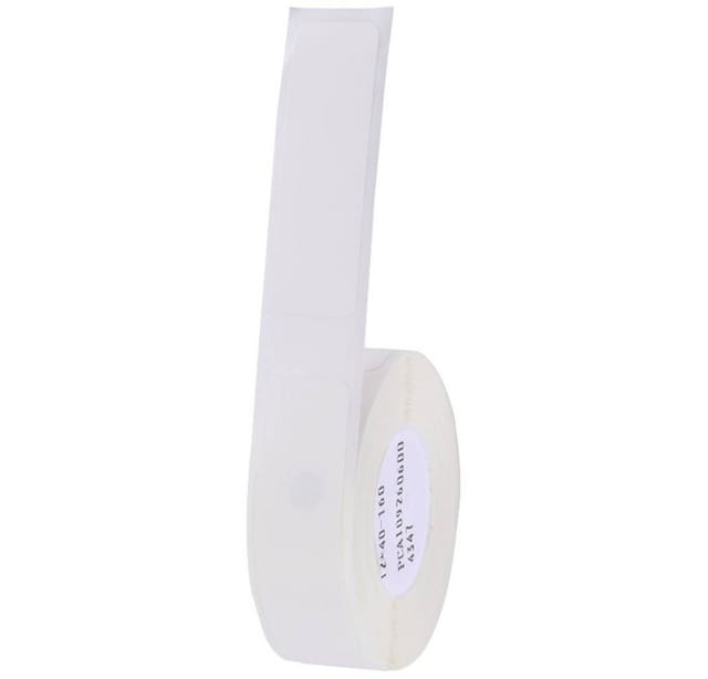 NIIMBOT Etiketten Label (12 x 40 mm) für D11 & D110, 160 Etiketten A2A68601601, Wasserfest, Öl-fest