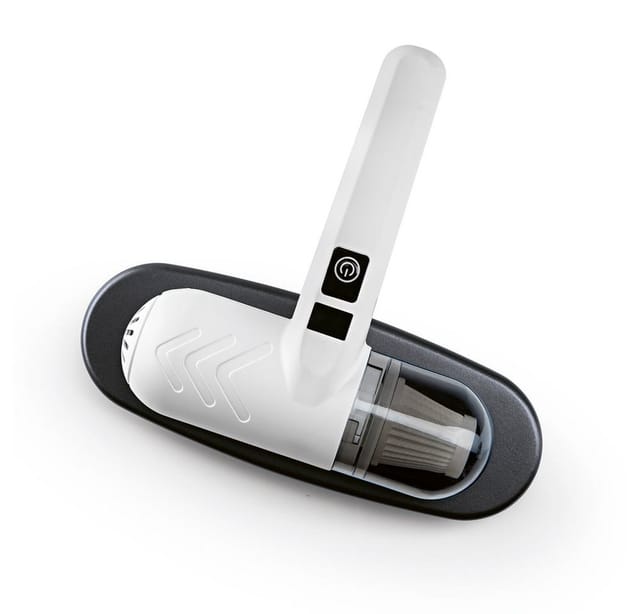 CLEANmaxx Matratzenreinigungsgerät CLEANmaxx Milbensauger Akku Kompakt mit EPA-Filter, 20 W, beutellos, CLEANmaxx Milbensauger Akku Kompakt mit EPA-Filter