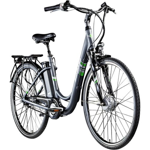 Zündapp Green 3.7 E Bike Damenfahrrad anthrazit