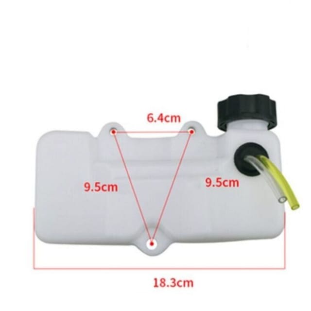 Kraftstofftank Für Heckenscheren – Robustes Polyethylen, 0,6 L, Einfache Montage, 1 Stück Pro Packung