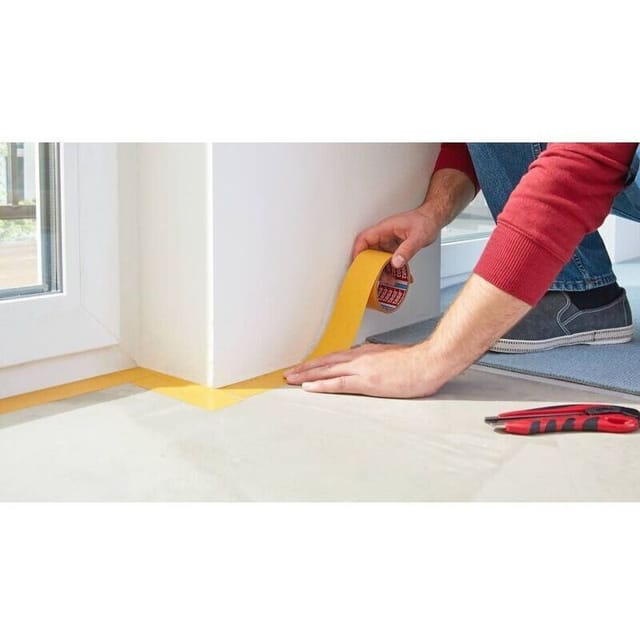 Extra Starkes Doppelseitiges Teppichklebeband – Tesa, 25 M × 50 Mm, Hohe Schälfestigkeit