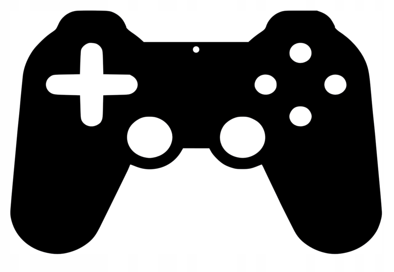 Dekorativer Anhänger Mit Durchbrochenem Muster, Gamecontroller-pad