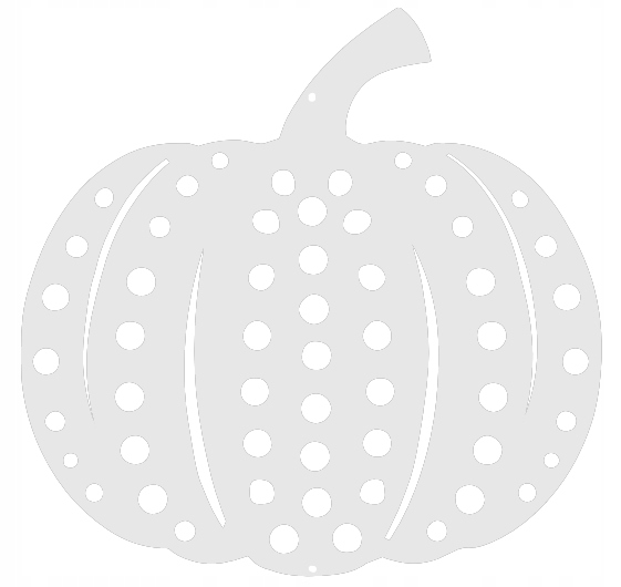 Kürbisanhänger D9, Herbst- Und Halloween-dekoration, Weißes Durchbrochenes Ornament