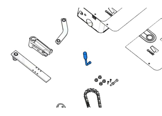 Came - Packung Mit 5 Hebelschlüsseln – A4364 119ria047 Ersatzteil