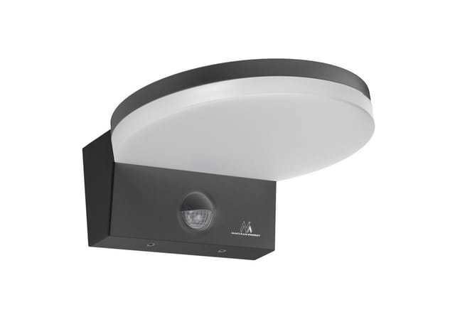 Maclean Mce344 Gr Led-sensorlampe, Pir-bewegungsmelder, Grau, 15 W, Ip65, 1560 Lm, Neutralweiß (4000 K)