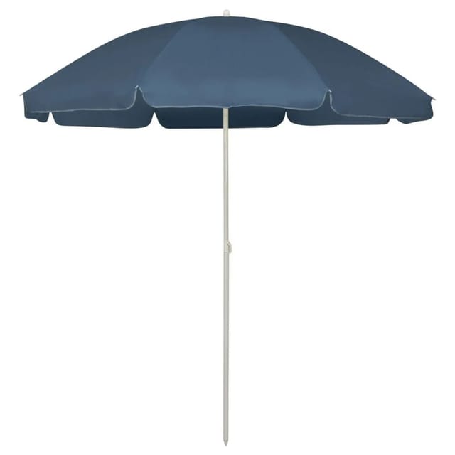 vidaXL Strandschirm Blau 240 cm 314704