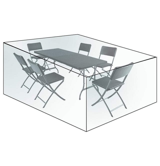 WOLTU Schutzhülle Für Sitzgruppe Transparent