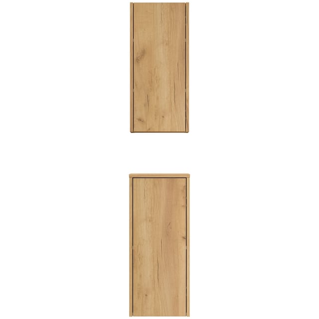 Posseik Badschrank-Set Limes Wandmontage 2-teilig Eiche Gold