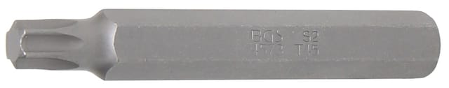 BGS Bit Länge 75 mm Antrieb Außensechskant 10 mm T-Profil (für TX) T45