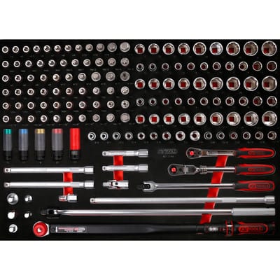 KS Tools 1/2" Steckschlüssel-Satz in Schaumstoffeinlage, 149-tlg