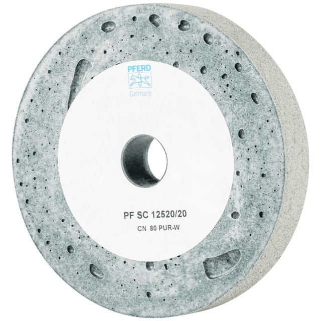 PFERD TOOLS Poliflex Scheibe SC Ø 125x20mm Bohrung-Ø 20mm Bindung PUR Weich SIC80