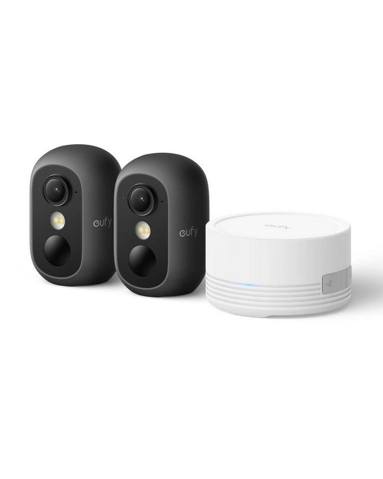 eufy Cam C35 2-Cam Kit, inkl. Homebase Mini, Schwarz Bild 5