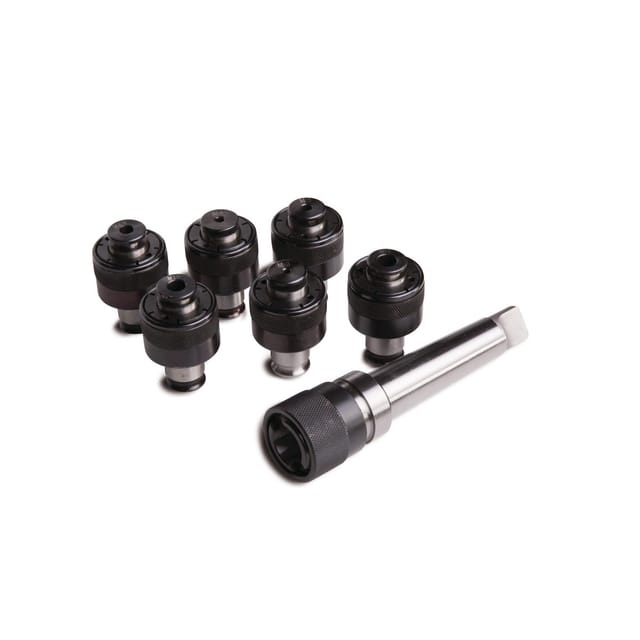 Gewindeschneidfutter MK4 - M3-M12 mit 6 Einsätzen "DIN Standard