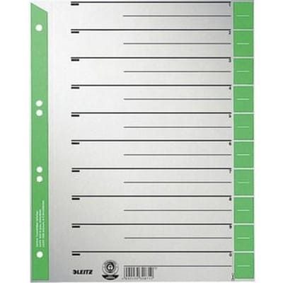Trennblätter, A4, 230g, grün, Pck=100St, 16520055, farbig bedruckt, aus Kr