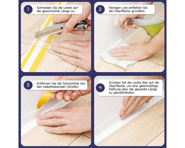 HOLZBRINK HOLZBRINK selbstklebend PVC 100x25mm, 1 m, L: 100 cm, 1m Rolle, Küchenleiste Abschlussleiste für Badezimmer Farbe: Graphitgrau