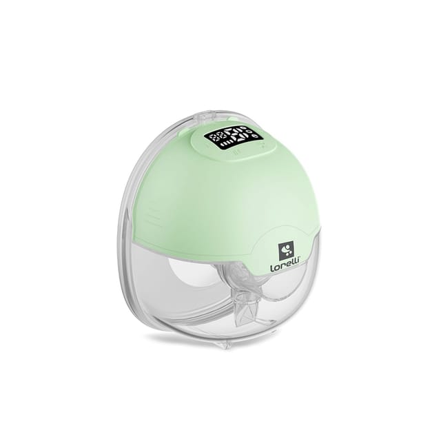 Lorelli elektrische Milchpumpe Aya, 180 ml 3 Modi 15 Vakuumstufen Timer tragbar grün