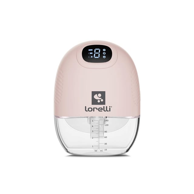 Lorelli elektrische Milchpumpe Alice 140ml USB-Kabel 9 Stufen 3 Modi LED-Anzeige rosa