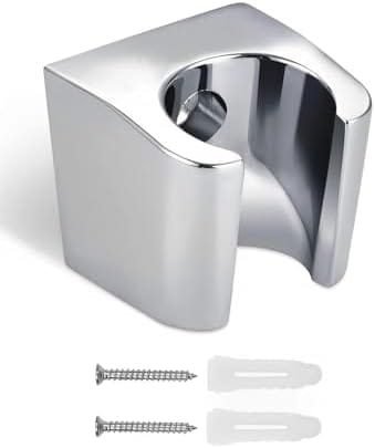 Duschkopfhalterung Wand – Handbrause Halterung Aus Zinklegierung, Silber, Für Dusche, Inkl. Schrauben & Dübel
