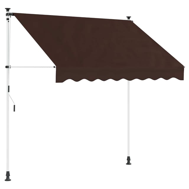 Manuell Einziehbare Markise Braun 200 Cm Vidaxl