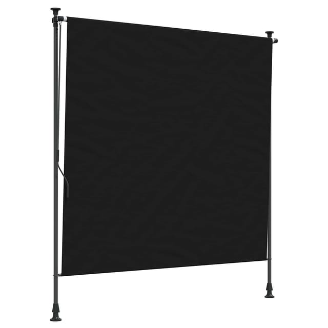 Outdoor Rollo Schwarz 200 X 270 Cm Vidaxl