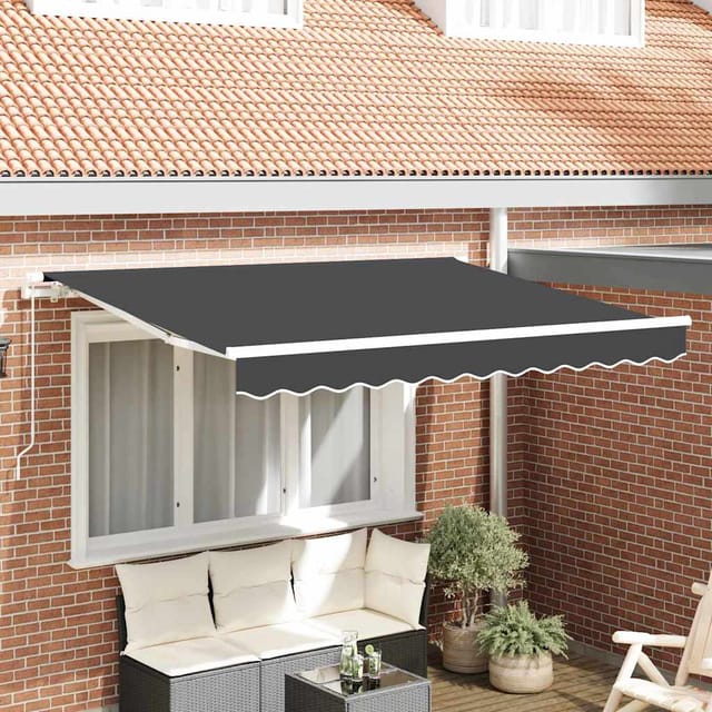 Markisenersatzstoff Anthrazit 3 X 2 M Polyester