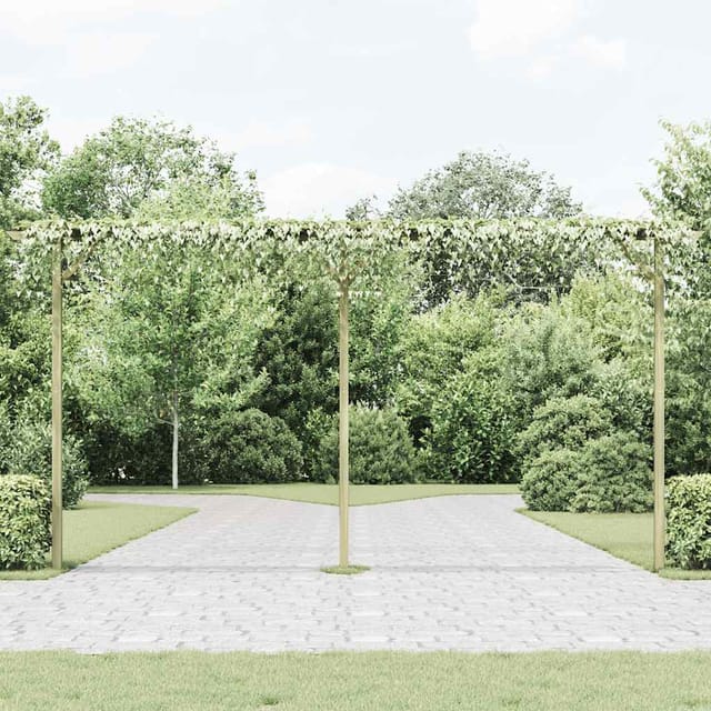 Gartenpergola 410x40x203 Cm Holz