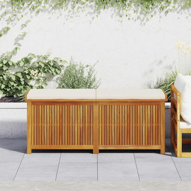 Outdoor-kissenbox 150x50x60,5 Cm Massivholz Akazie