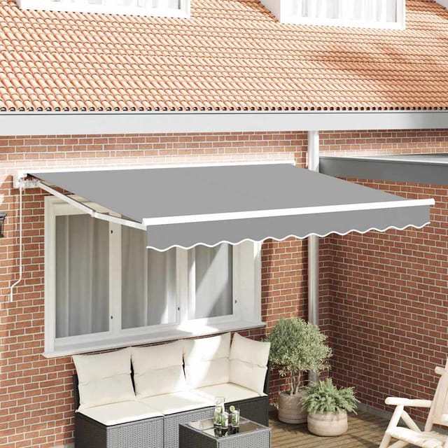 Markisenrahmen Verstellbar Weiß 2,5 X 2 M Stahl