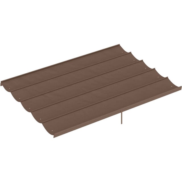 Einziehbare Pergola-café-plane 350x260 Cm, Sonnenschutzmarkise Für Pavillon 4x3 M, Wasserdichte Und Widerstandsfähige Dachplane, Uv-schutz Für Den Außenbereich.