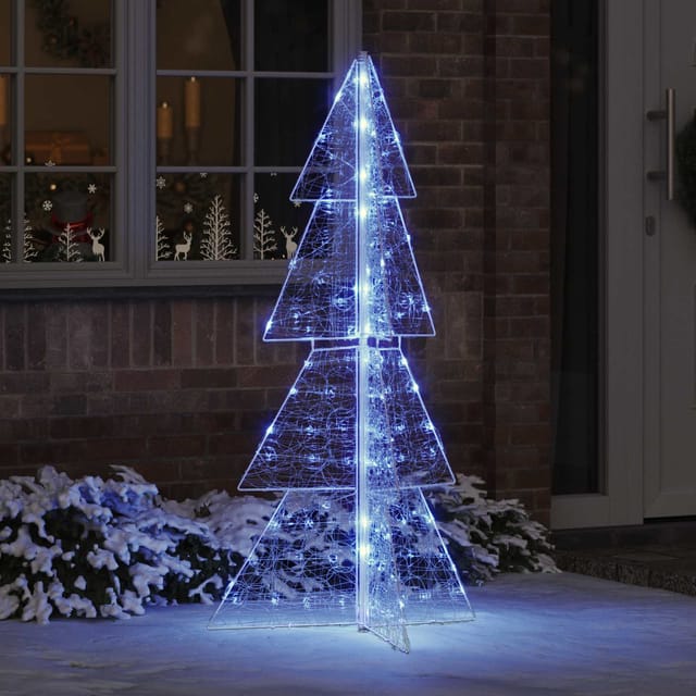 Weihnachtsbaum Mit 160 Leds Blau 150 Cm Acryl