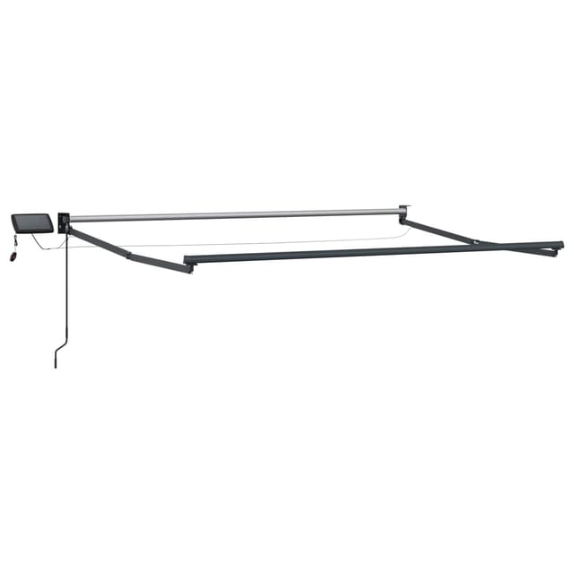 Elektrisches Markisenrahmen Anthrazit 3 X 2,5 M Aluminium