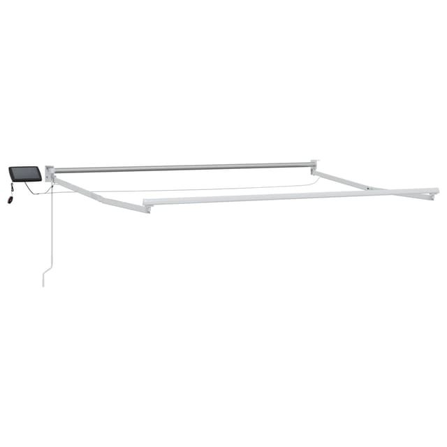 Elektrisches Markisenrahmen Weiß 3,5 X 2,5 M Aluminium